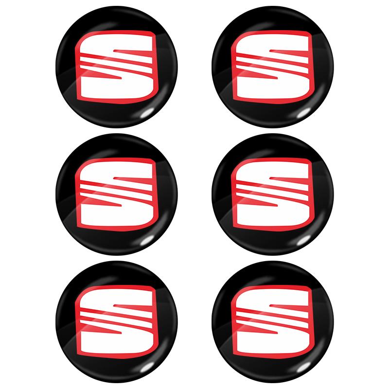 2/4/6 Stück Auto Türschloss Schlüsselloch Aufkleber Emblem Auto Schutzaufkleber für SEAT MK3 Leon 5F Ibiza 5 6 MII Altea Toledo 3 Cordoba Alhambra 6PCS von Joom DACH