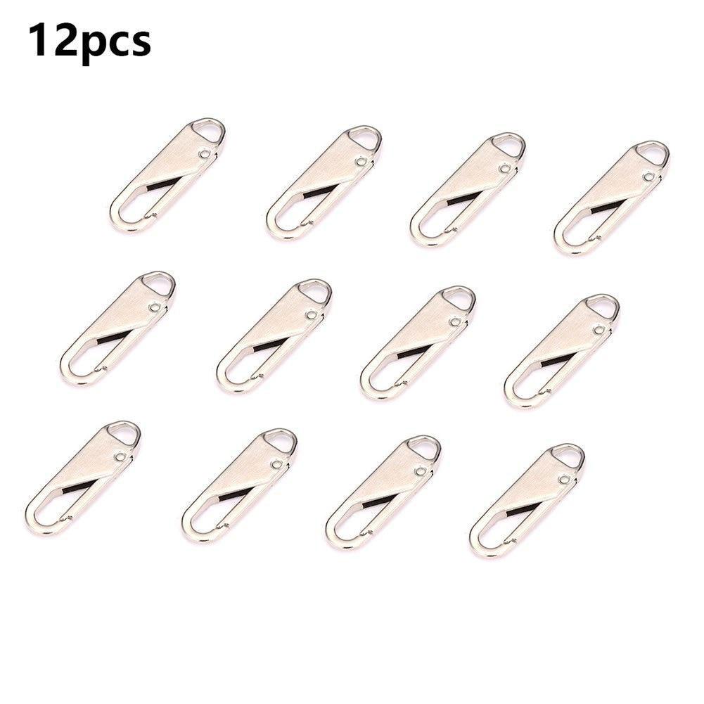 2/6/12pc Zipper Slider Puller Instant Zipper Reparatur Kit Ersatz Für Gebrochene Schnalle Reisetasche Koffer reißverschluss Kopf DIY Nähen Handwerk 12pc von Joom DACH