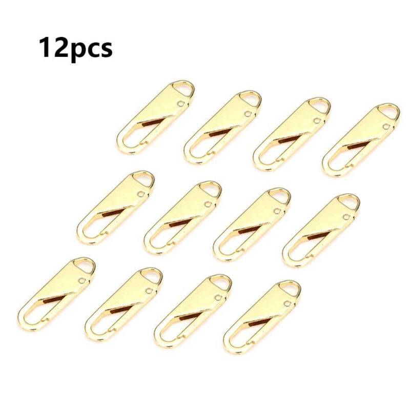 2/6/12pc Zipper Slider Puller Instant Zipper Reparatur Kit Ersatz Für Gebrochene Schnalle Reisetasche Koffer reißverschluss Kopf DIY Nähen Handwerk 12pc von Joom DACH