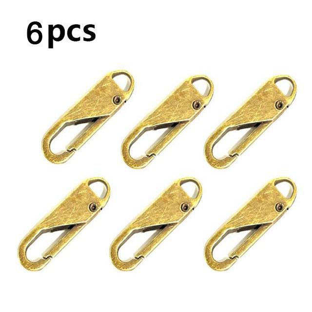 2/6/12pc Zipper Slider Puller Instant Zipper Reparatur Kit Ersatz Für Gebrochene Schnalle Reisetasche Koffer reißverschluss Kopf DIY Nähen Handwerk 6pc von Joom DACH
