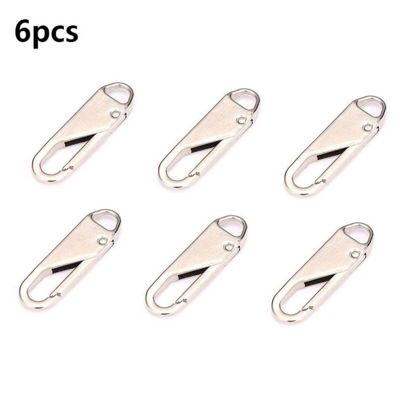 2/6/12pc Zipper Slider Puller Instant Zipper Reparatur Kit Ersatz Für Gebrochene Schnalle Reisetasche Koffer reißverschluss Kopf DIY Nähen Handwerk 6pc von Joom DACH