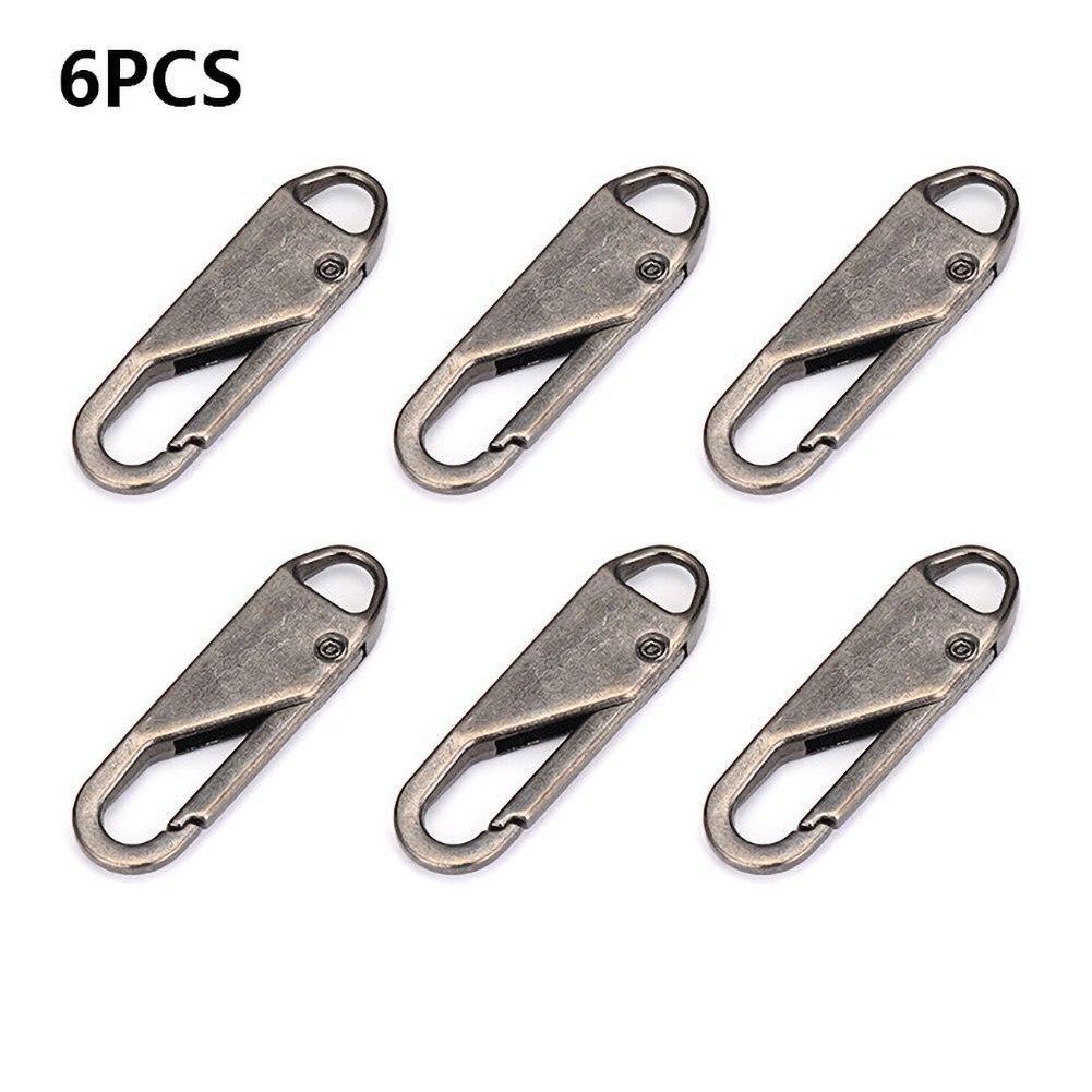 2/6/12pc Zipper Slider Puller Instant Zipper Reparatur Kit Ersatz Für Gebrochene Schnalle Reisetasche Koffer reißverschluss Kopf DIY Nähen Handwerk 6pc von Joom DACH