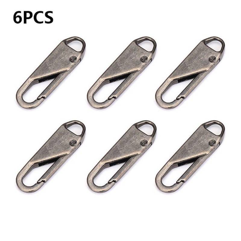 2/6/12pc Zipper Slider Puller Instant Zipper Reparatur Kit Ersatz Für Gebrochene Schnalle Reisetasche Koffer reißverschluss Kopf DIY Nähen Handwerk 6pc von Joom DACH
