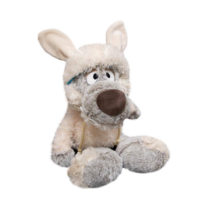 2 Größen Neuer Camouflage-Wolf Plüschtier Schafsfell Wolf Puppe Muppets Schlafkissen Wolf Puppe im Schafspelz Weihnachts-Geburtstagsgeschenke 35cm weiß von Joom DACH