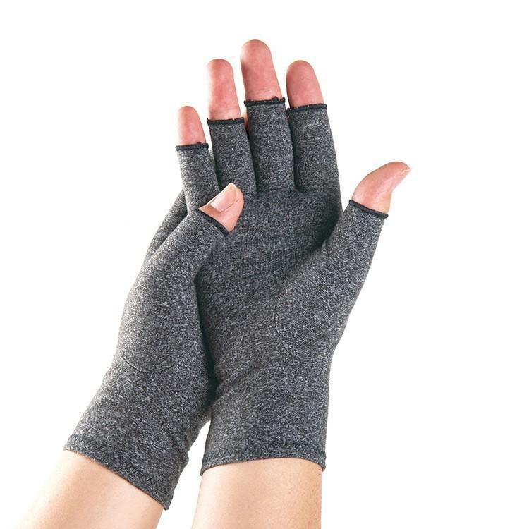 2 Paar Arthritis Handschuhe Fingerlose Kompressionshandschuhe Damen Herren für RSI, Karpaltunnelsyndrom, Rheumatoide Arthritis, Tendinitis XL von Joom DACH