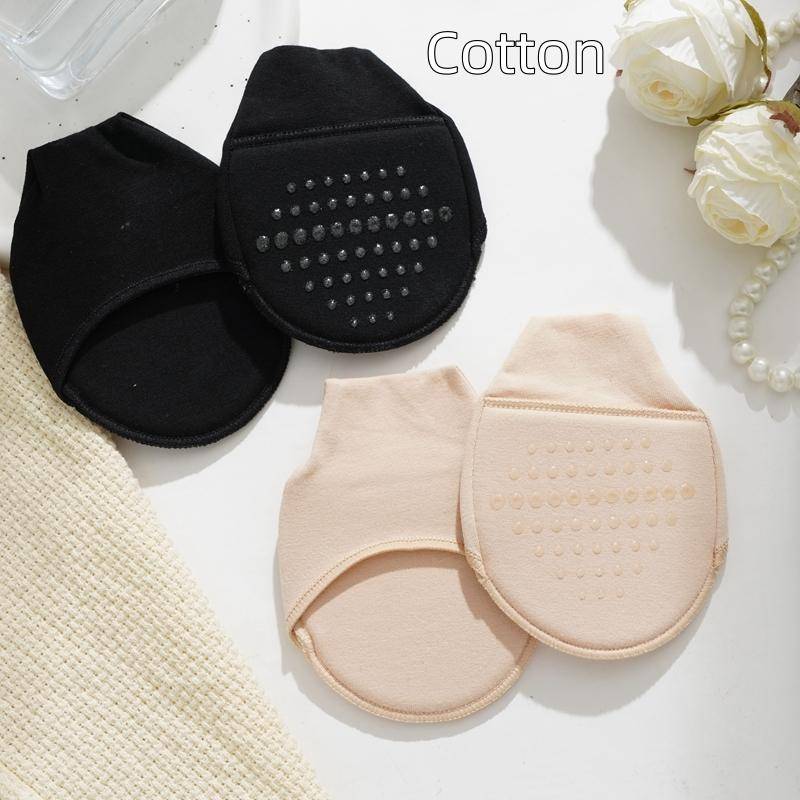 2 Paar halb unsichtbare Socken für Damen im Frühling und Sommer, dünne, flache Socken mit halber Handfläche, rutschfeste Vorfußsocken, High Heels-Socken 2 pairs von Joom DACH