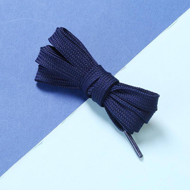 2 Paare/Set Herren Damen Flache Schnürsenkel Polyester Freizeitschuhe Sneaker Weißfarbig Outdoor Einfarbig Schnürsenkel Seil Zubehör 100cm von Joom DACH