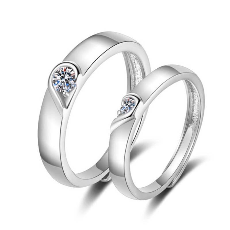 2 Pcs Liebe Herz Ehering Einstellbare Öffnung Paar Ringe Schmuck Verlobt Geschenk 2pcs 2 Pcs Liebe Herz Ehering Einstellbare Öffnung Paar Ringe Schmuck Verlobt Geschenk 2pcs von Joom DACH