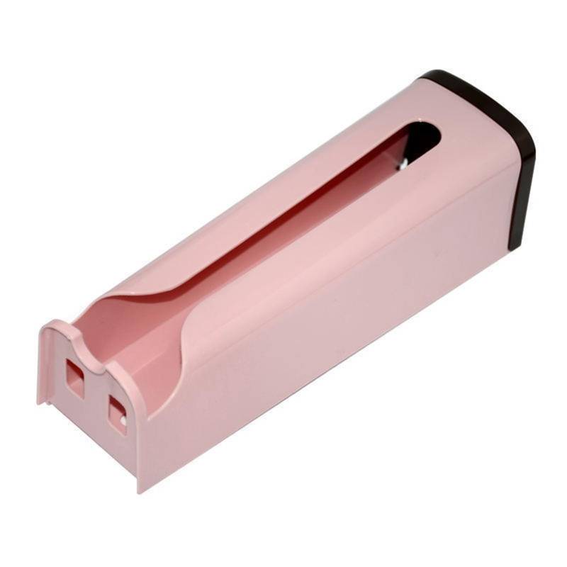 2 STÜCK Wandmontiertes Müllbeutel-Aufbewahrungsgestell Selbstklebender Organizer Professionell für Küche Rosa 31x10x10cm / 12.2x3.9x3.9in rosa von Joom DACH