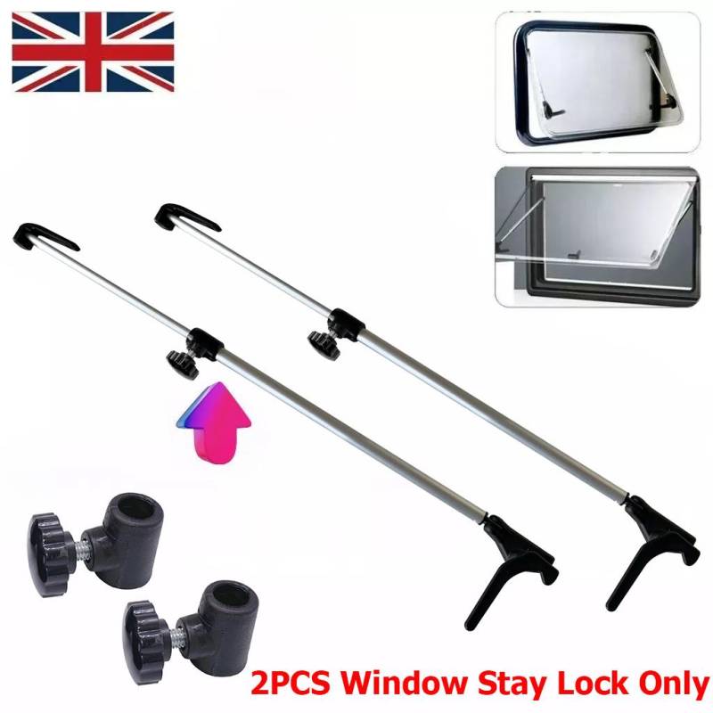 2 STÜCKE Caravan Polyplastic Fenster Bleiben Schloss Reparatur Ersatz Knopf Schwarz Camper Wohnmobil dargestellt von Joom DACH