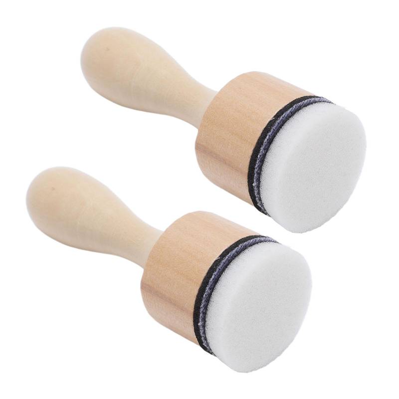 2 Set Nagelreinigungstabletten-Clip Stempel Holzgriff Nagelreinigungsblatt Greifstempel Berührungslos von Joom DACH