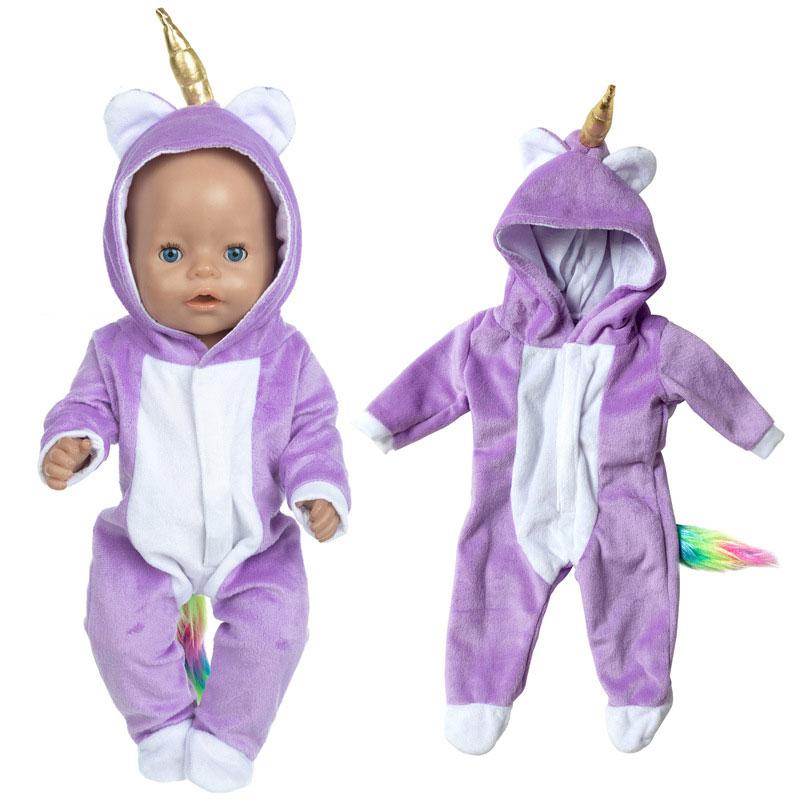 2 Stück/Set Anzug+Schuhe Puppen Outfit Für 43cm Babypuppe Niedliche Strampler 17 Zoll Puppenkleidung Puppenzubehör. von Joom DACH