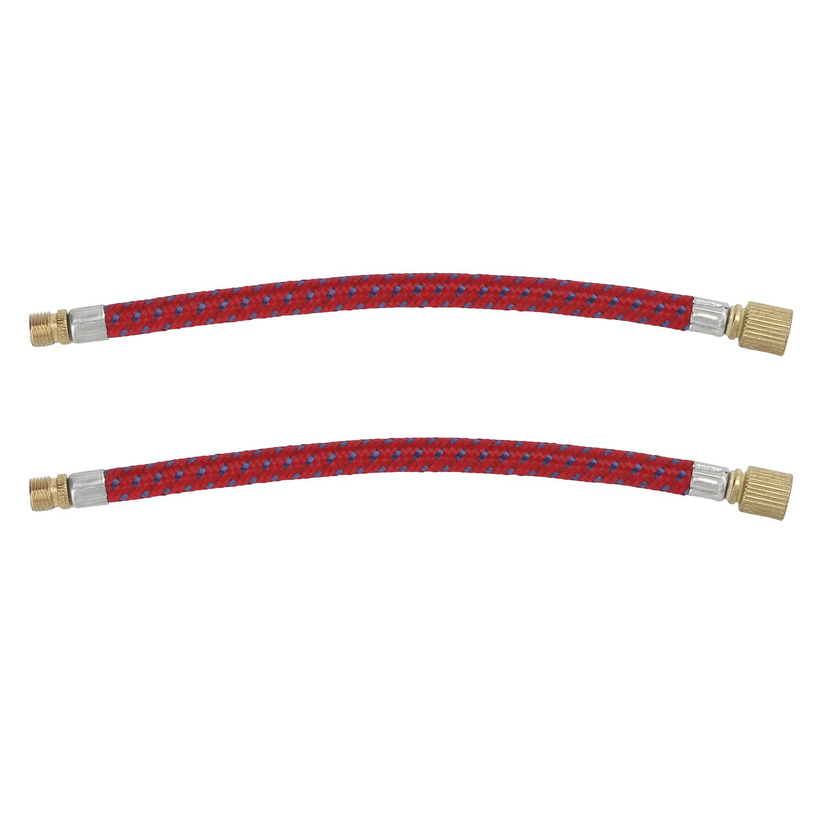 2 Stück Fahrradpumpe Verlängerungsschlauch Verlängerung 16,6cm6,5in Länge Nylon Kupfer Materialien Doppelventil von Joom DACH