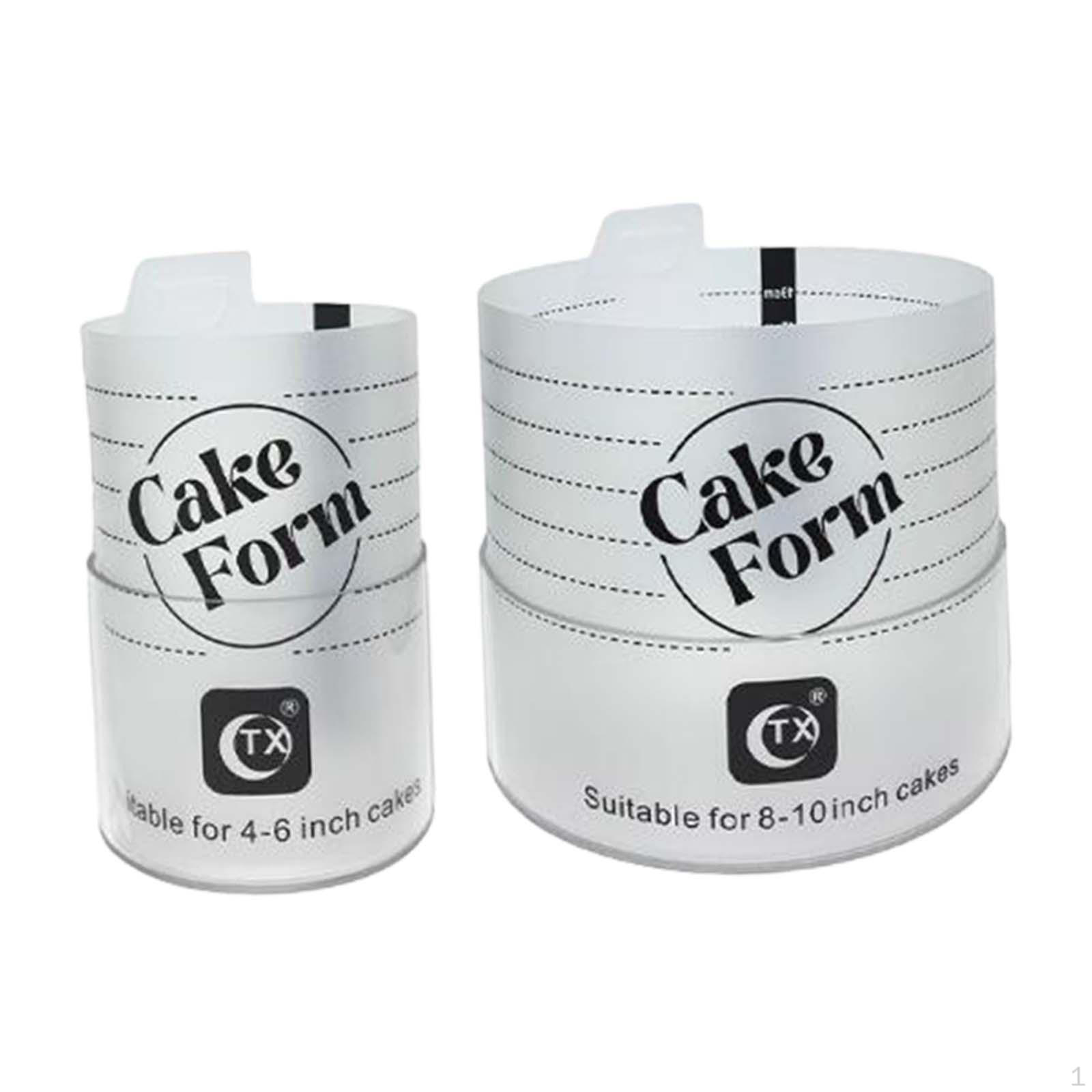 2 Stück Kuchenform Vielseitige Backwerkzeuge für Bäckereiküche Anfänger 4inch 10inch von Joom DACH