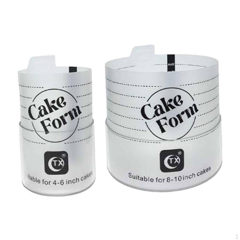 2 Stück Kuchenform Vielseitige Backwerkzeuge für Bäckereiküche Anfänger 4inch 10inch von Joom DACH