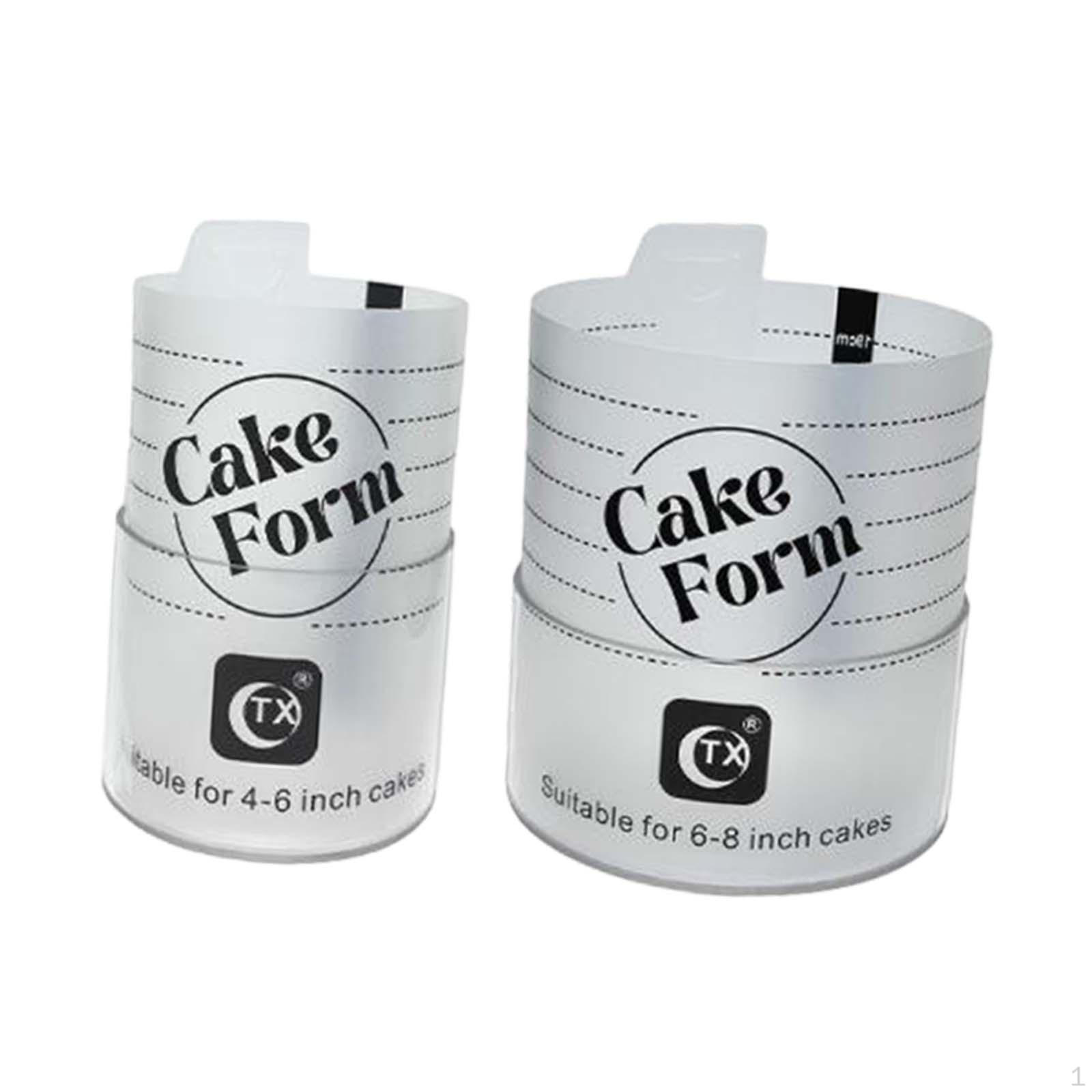 2 Stück Kuchenform Vielseitige Backwerkzeuge für Bäckereiküche Anfänger 4inch 8inch von Joom DACH