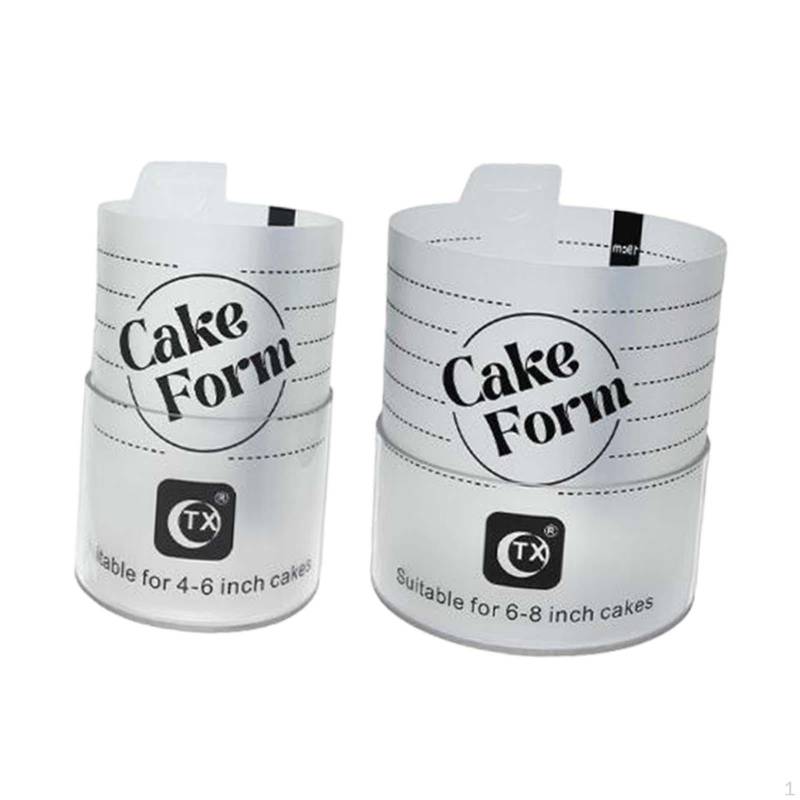 2 Stück Kuchenform Vielseitige Backwerkzeuge für Bäckereiküche Anfänger 4inch 8inch von Joom DACH