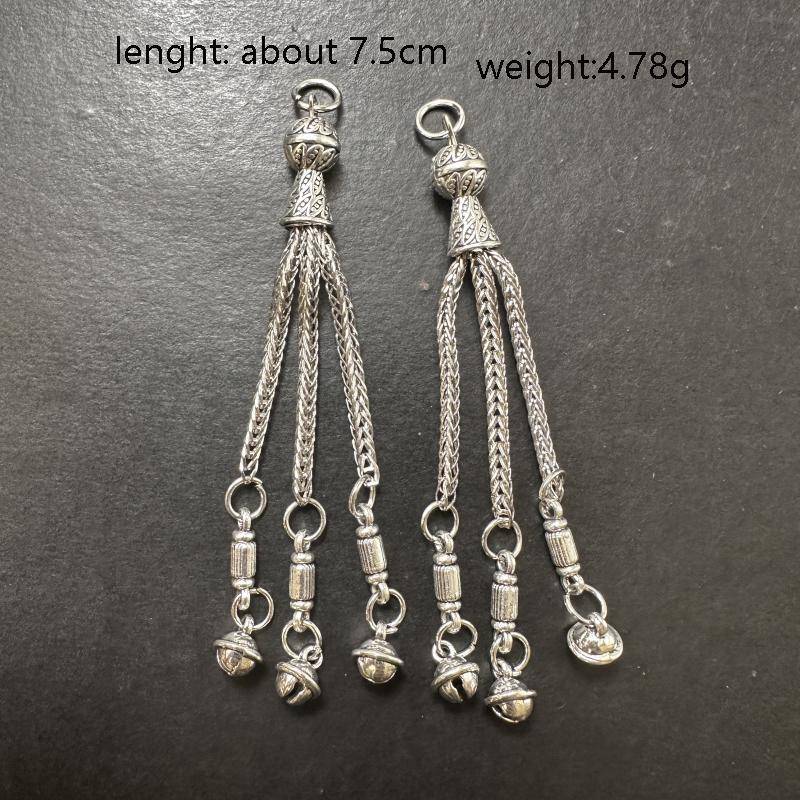 2 Stück Neue 33 Quastenperlen Ohrringe Und Anhänger Zubehör DIY Von Herren- Und Damen-Schmuckherstellungsmaterialien von Joom DACH