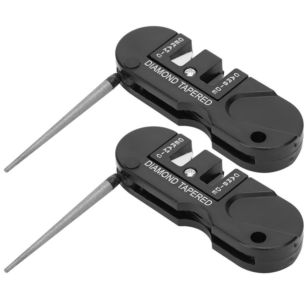 2 Stück Outdoor EDC Taschenmesser Schärfer Tragbarer Diamant Verjüngter Stab Messerschärfer von Joom DACH