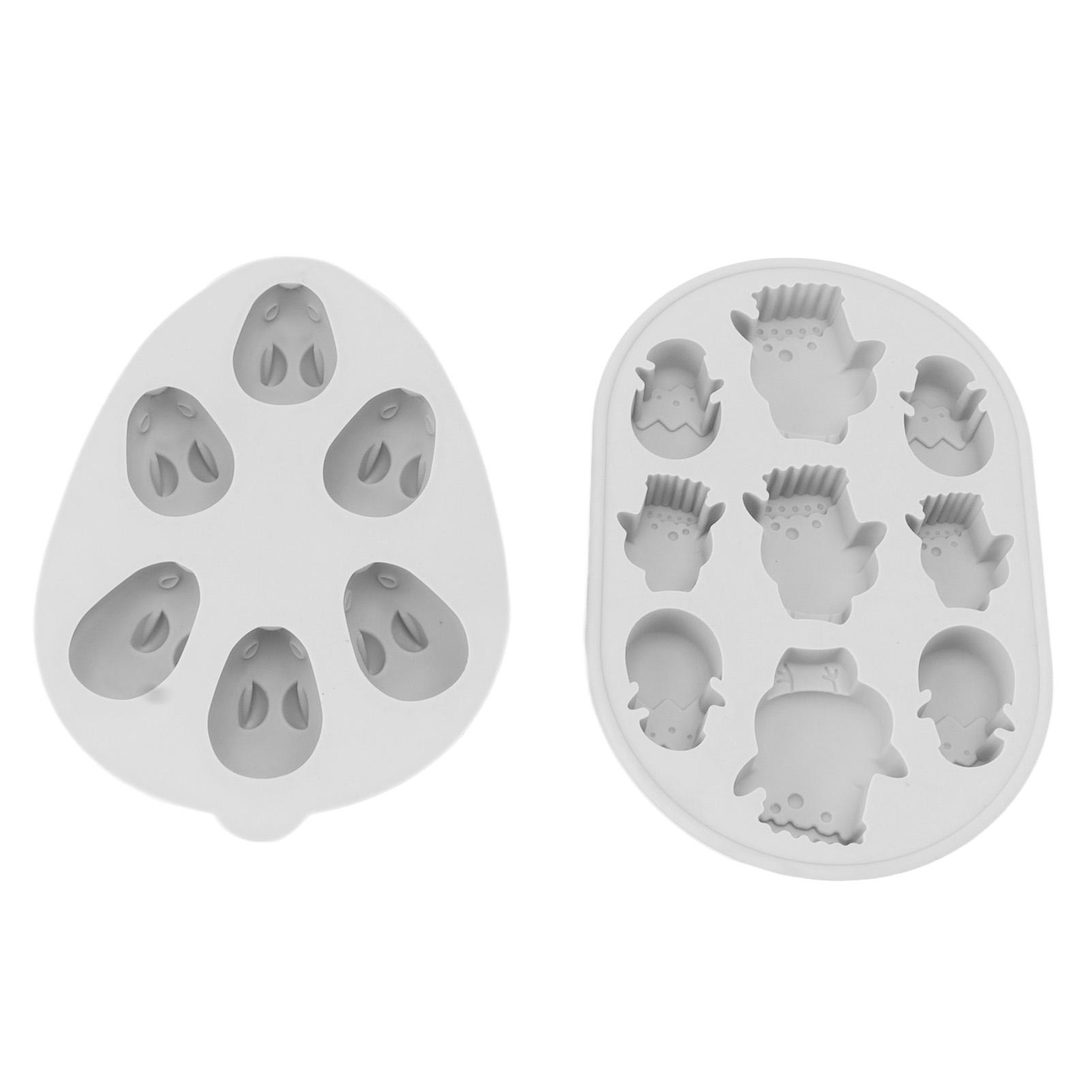2 Stück Silikon Backform Häschen Küken Stil Lebensmittelqualität Silikon Leichtes Lösen Schokoladenformen für von Joom DACH
