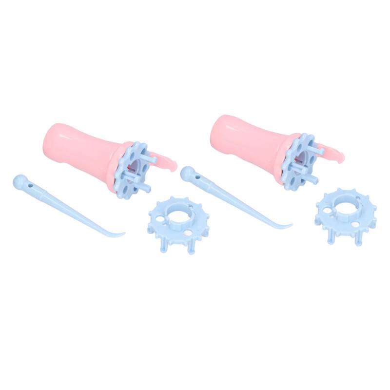 2 Stück Strickliesel Webstuhl Set Doppelkopf Einfach zu bedienen Exquisite Muschel Strickgarn Wolle Seil Haken für von Joom DACH