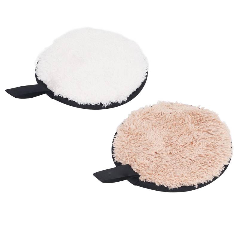 2 Stück Wiederverwendbare Make-up-Entferner-Pads Tiefenreinigung der Poren Pflanzenfaser Waschbar Weich Wiederverwendbare Gesichtspads von Joom DACH