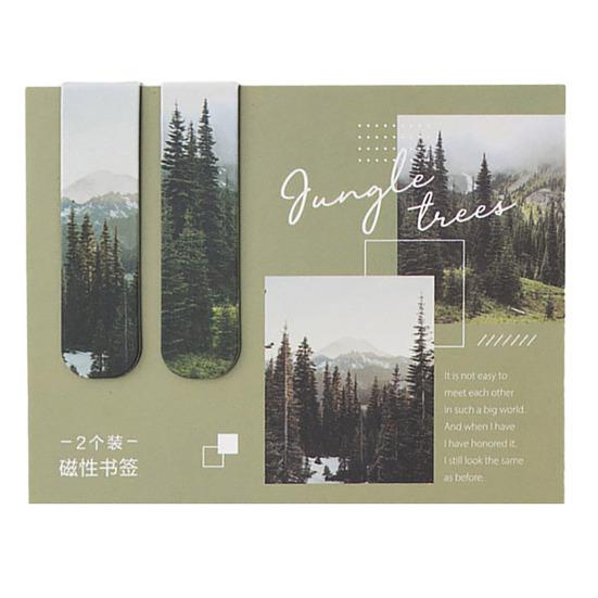 2 Stück magnetisches Lesezeichen, romantische Wolkenhimmel-Landschaft, einfacher und literarischer Buchmarkierungsclip für Buchliebhaber, niedlicher Buch-Paging-Marker, Magnet zum Auffinden C von Joom DACH