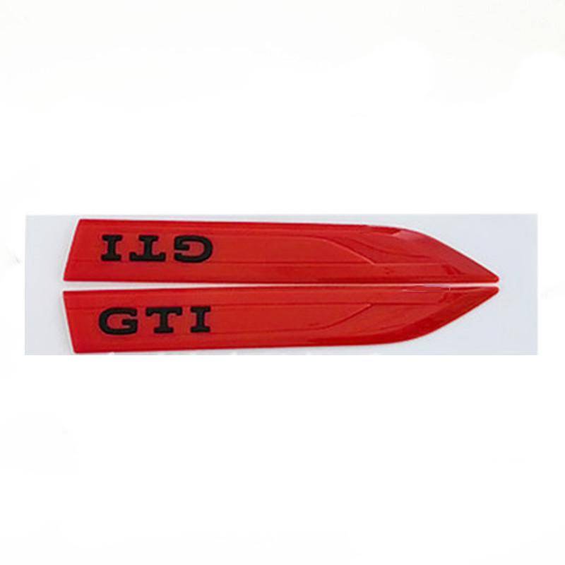 2 Stück x ABS GTD GTI Logo Auto Seitenkotflügel Abzeichen Emblem Aufkleber Aufkleber für G-olf Polo Jetta Passat Tiguan Scirocco GTI schwarz/rot 2 Stück x ABS GTD GTI Logo Auto Seitenkotflügel Abzeichen Emblem Aufkleber Aufkleber für G-olf Polo Jetta Passat Tiguan Scirocco GTI schwarz/rot von Joom DACH