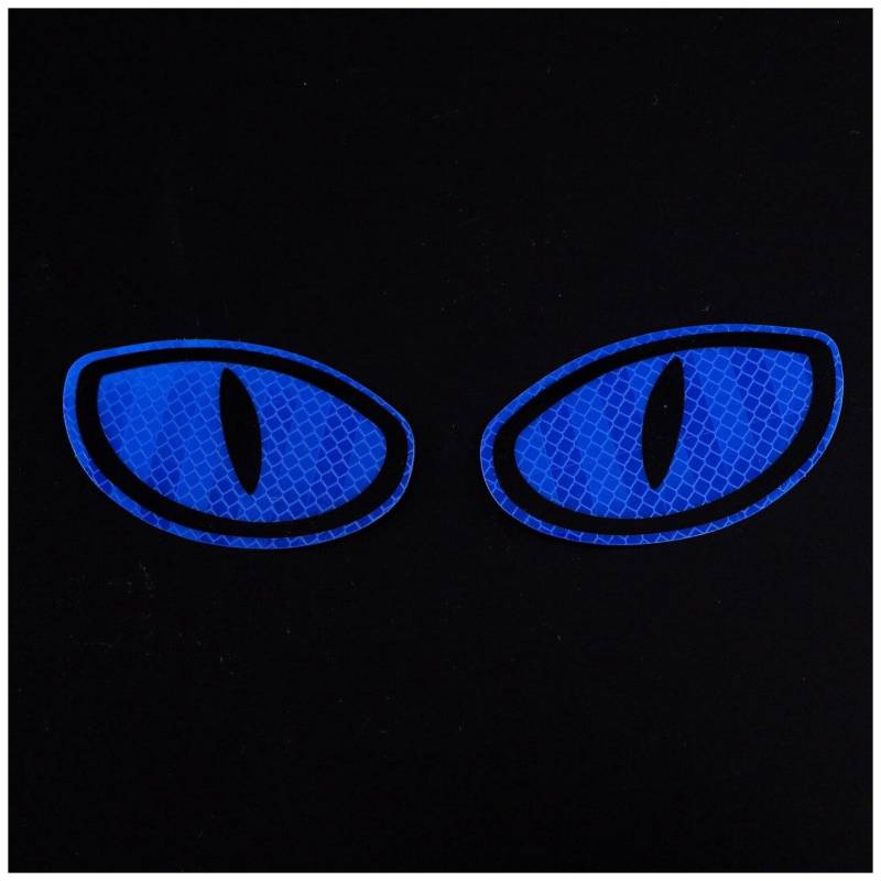 2 Stücke/1 Paar Auto Sicherheit Warnung Reflektierende Band Aufkleber Auto Reflektierende Aufkleber Auto Aufkleber Reflektierende Streifen Auto Fahrrad Motorrad 10.3CM*6CM von Joom DACH