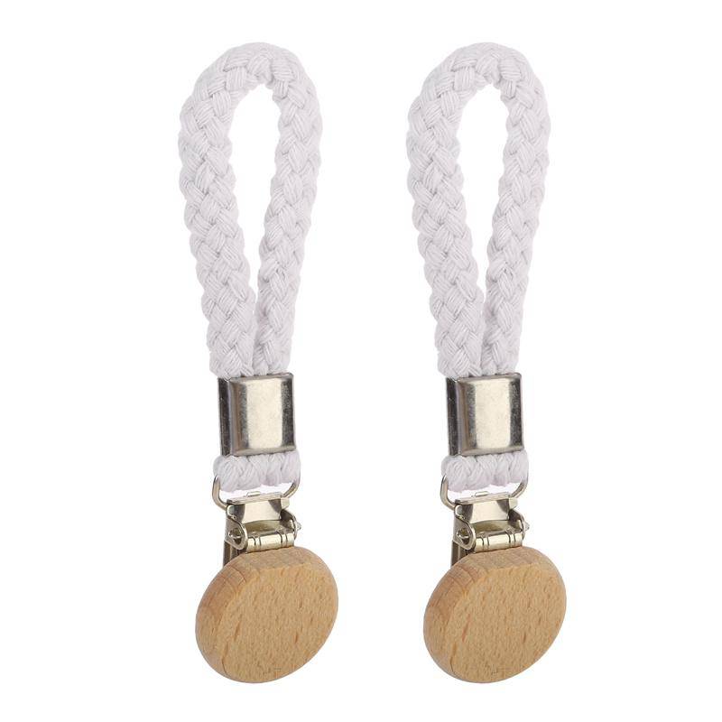 2 Stücke Multifunktionale Haushalt Badezimmer Kleine Lagerung Clip Baumwolle Gewebt Seil Küche Handtuch Halter Tuch Aufhänger One Size weiß von Joom DACH
