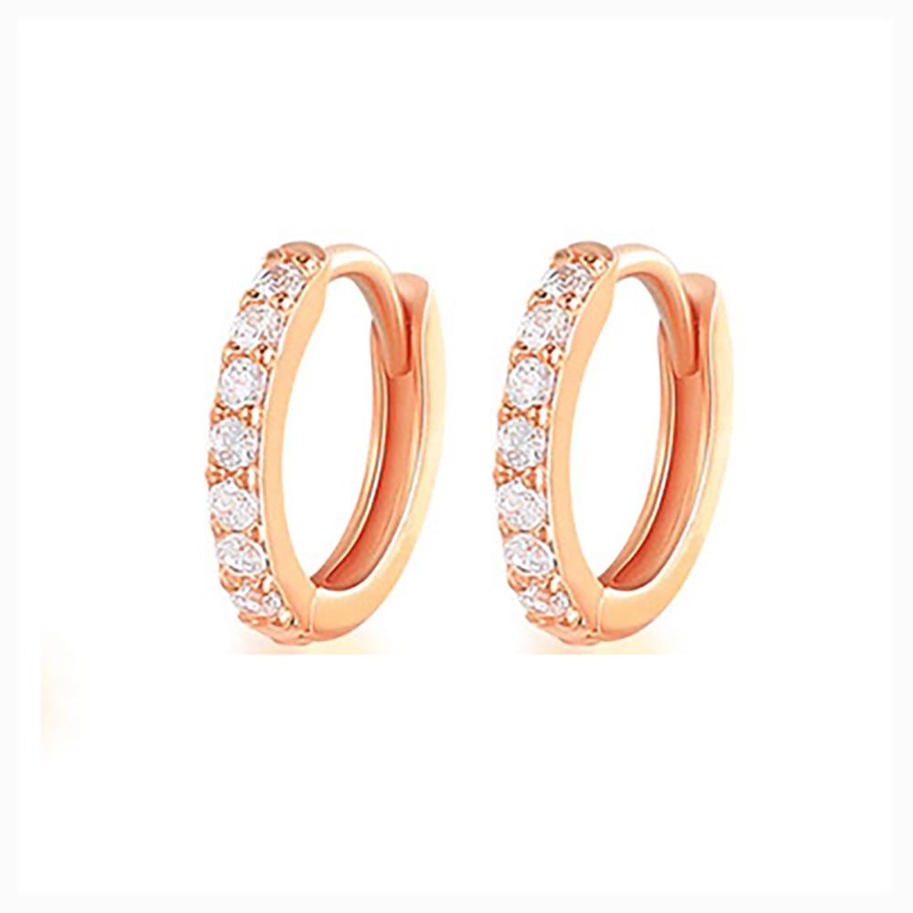 2 Stücke Regenbogen Kleine Huggies Creolen Mädchen Winzige Ringe Knorpel Kleine Helix Piercing Conch Ohrläppchen Tragus Kreis Männer Creolen 9mm weiß/hellrosa von Joom DACH