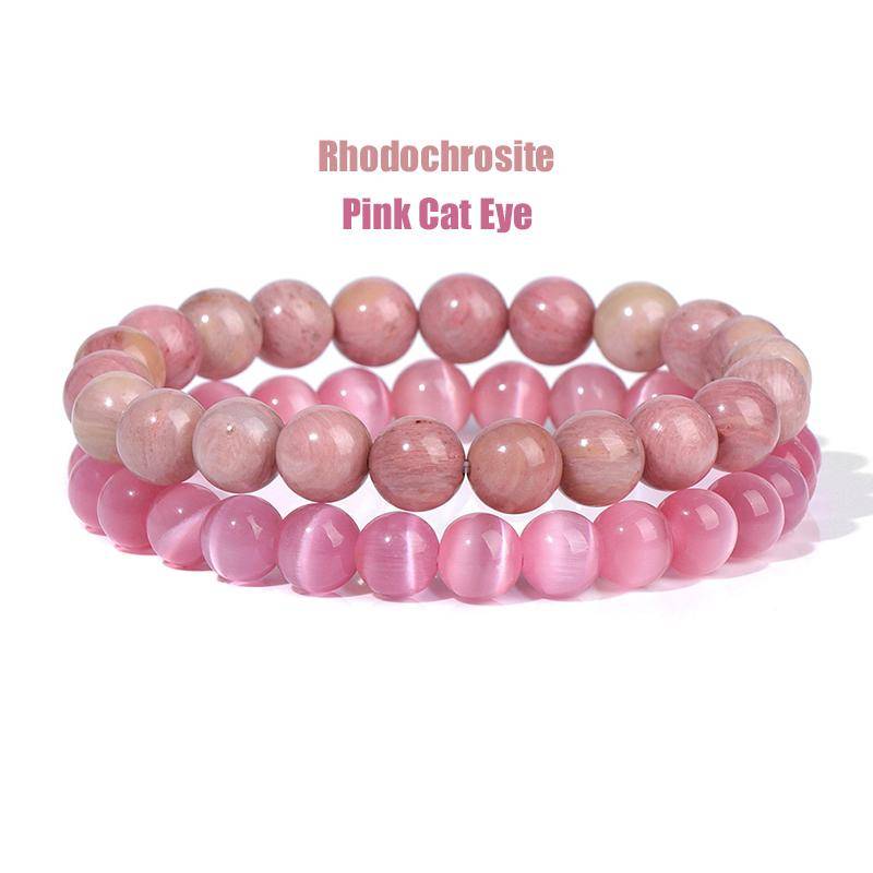 2 Teile/satz Armbänder Für Frauen Naturstein Armband Set Achate 8mm Perlen Armreif Türkis Kristall Armband Männer Schmuck Healing von Joom DACH