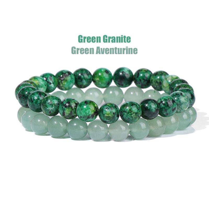 2 Teile/satz Armbänder Für Frauen Naturstein Armband Set Achate 8mm Perlen Armreif Türkis Kristall Armband Männer Schmuck Healing von Joom DACH