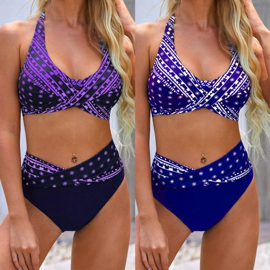 2 Teile/satz Frauen Badeanzug Set Backless Drahtlose Gepolsterte Weiche Bademode Set Schwimmen 3XL von Joom DACH