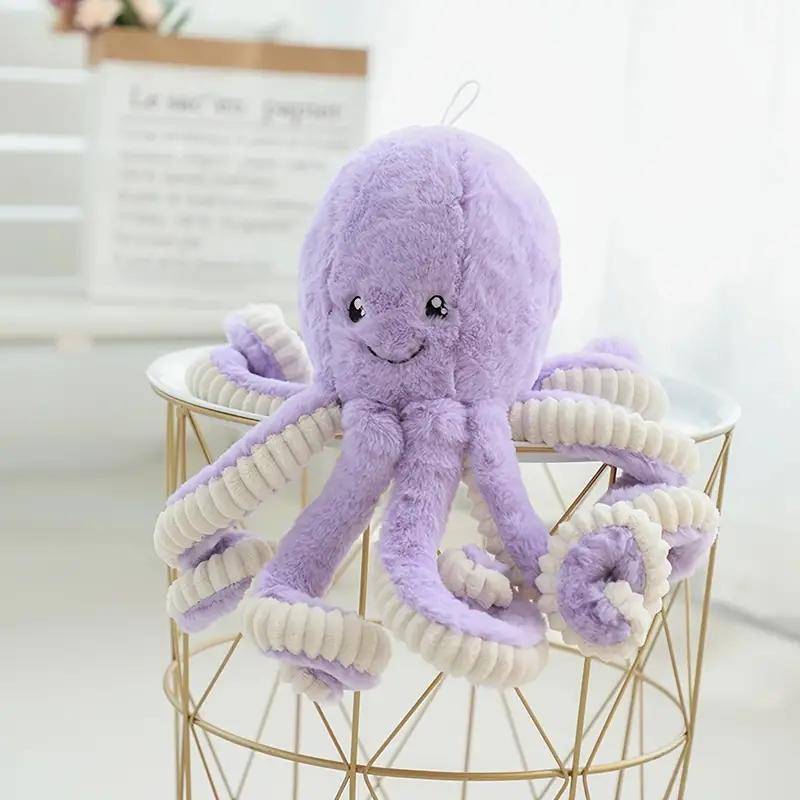 2 größen Schöne Simulation Octopus Anhänger Plüsch Spielzeug Weiche Stofftier Kawaii Octopus Puppen Wohnaccessoires Nette Puppe Kinder 40cm von Joom DACH