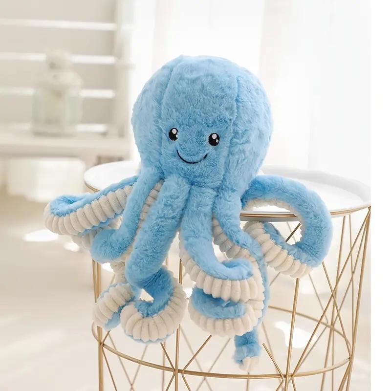 2 größen Schöne Simulation Octopus Anhänger Plüsch Spielzeug Weiche Stofftier Kawaii Octopus Puppen Wohnaccessoires Nette Puppe Kinder 40cm von Joom DACH