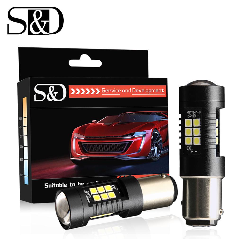2 stücke 1200Lm 1157 BAY15D Led P21/5W Led-lampen 21SMD 3030 Auto Reverse Lichter Stop Rücklicht blinker Rot Bernstein Weiß weiß von Joom DACH