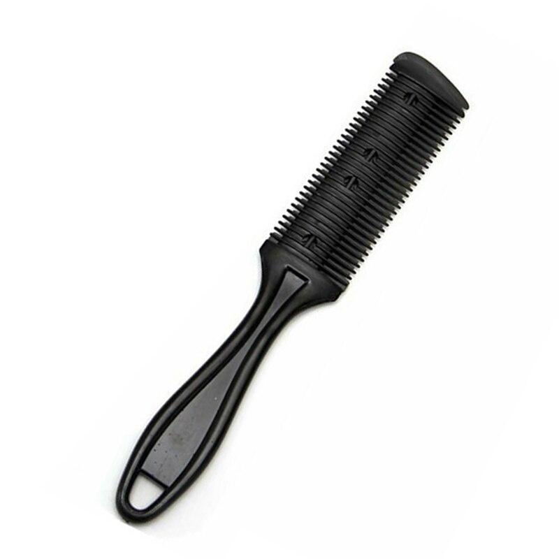 2 stücke Haar Cut Styling Barber Scissor Razor Magische Klinge Kamm Friseur Werkzeug Kit Top Qualität Doppelseitige Messer haar Schere 2pc schwarz von Joom DACH