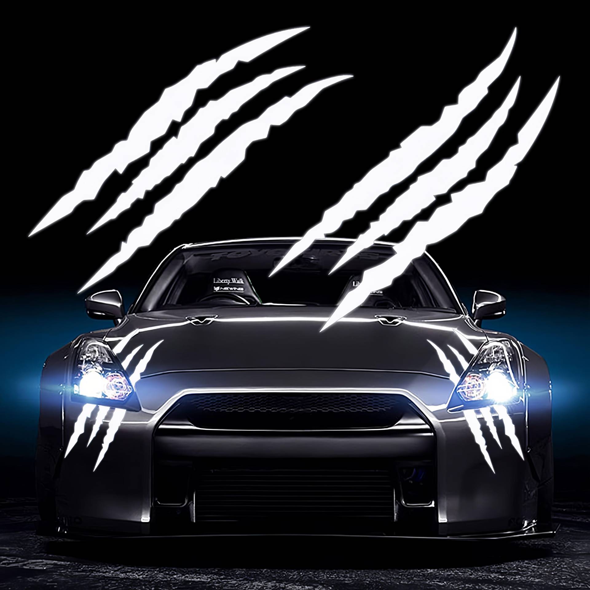 2 stücke Reflektierende Auto Geister Klaue Auto Aufkleber Scheinwerfer Dekorative Klaue Auto Aufkleber Haube Kratzer Lampe Augenbraue Aufkleber 2 stücke Reflektierende Auto Geister Klaue Auto Aufkleber Scheinwerfer Dekorative Klaue Auto Aufkleber Haube Kratzer Lampe Augenbraue Aufkleber von Joom DACH