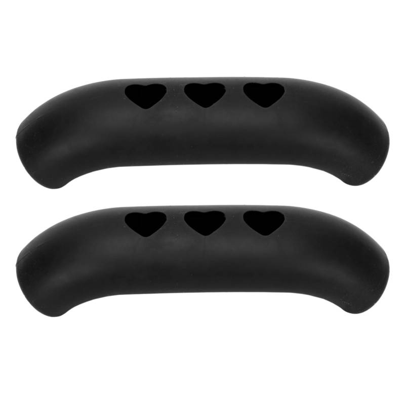 2 stücke Silikon Topf Grip Griff Hülse Wärme Beständig Verhindern Verbrühen Isolierte Heißer Griff Halter Abdeckung schwarz von Joom DACH