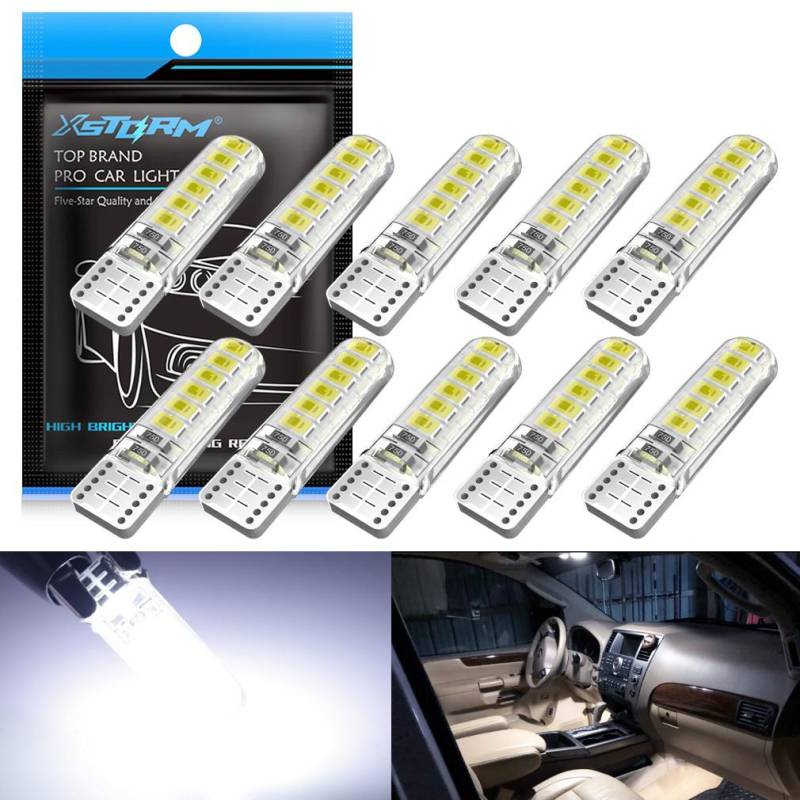 2 stücke W5W T10 Led-lampen Canbus 194 168 501 LED Auto Innen Karte Dome Lichter 6000 K Weiß auto Kennzeichen Lampe DC 12 V von Joom DACH