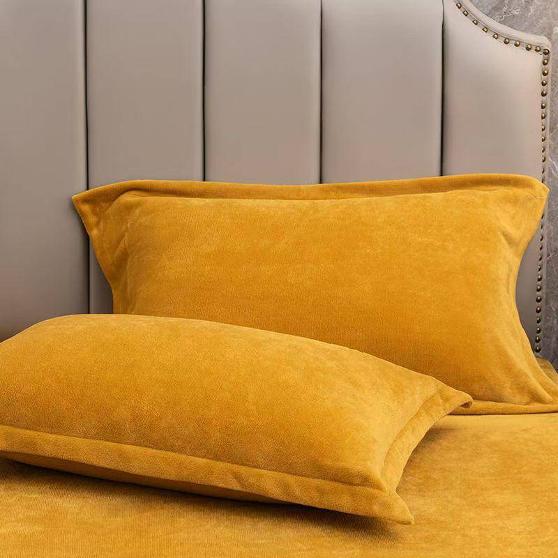 2 stücke Winter Flanell Kissenbezug 48*74cm Solide Samt Kissen Abdeckung Komfortable Weiche Wärme Blau Grün Home Domitory Bettwäsche 48X74cm 2PCS Pillowcases von Joom DACH