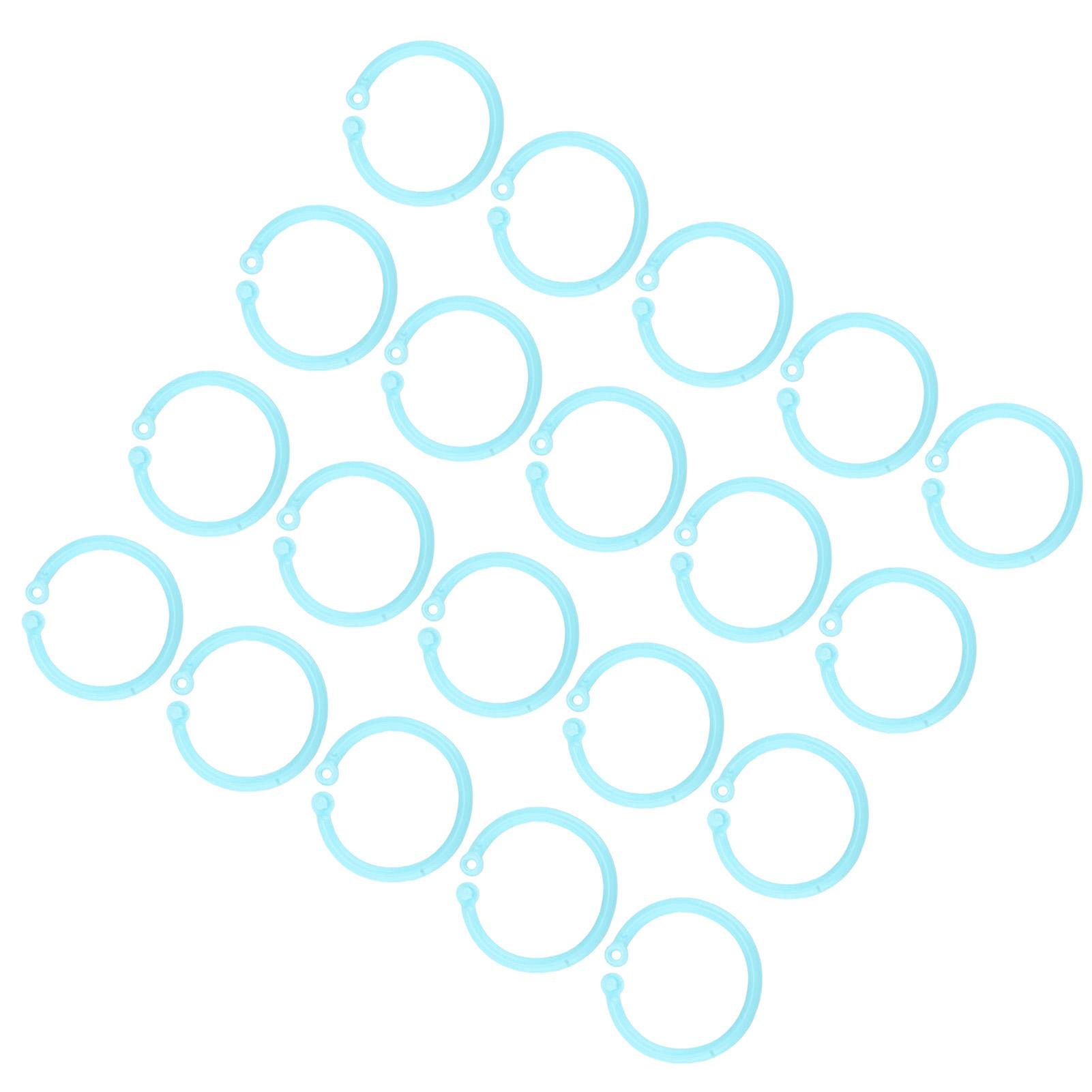 20 Stück Buchbinderring Flexibel Loseblatt Schnalle 30mm Papier Einzelring für Karten Akten Rosa grün von Joom DACH