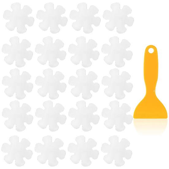 20 Stück rutschfeste Badewannenaufkleber für Badezimmer, Küche, bunte Blumen, transparente Aufkleber für die Sicherheit von Badezimmerwannen, wasserdichte PEVA-Klebeaufkleber reinfarbig 20 Stück rutschfeste Badewannenaufkleber für Badezimmer, Küche, bunte Blumen, transparente Aufkleber für die Sicherheit von Badezimmerwannen, wasserdichte PEVA-Klebeaufkleber reinfarbig von Joom DACH