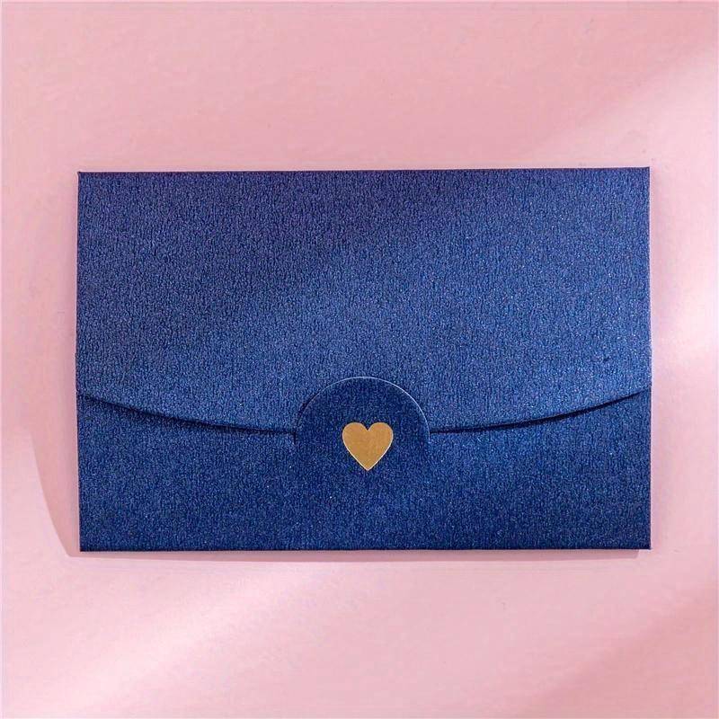 20 Teile/los 10,5 cm * 7 cm Kleine Grußkarte Visitenkarte Umschlag Heißprägung Liebe Perlglanzpapier Mini Umschläge 20Pcs von Joom DACH