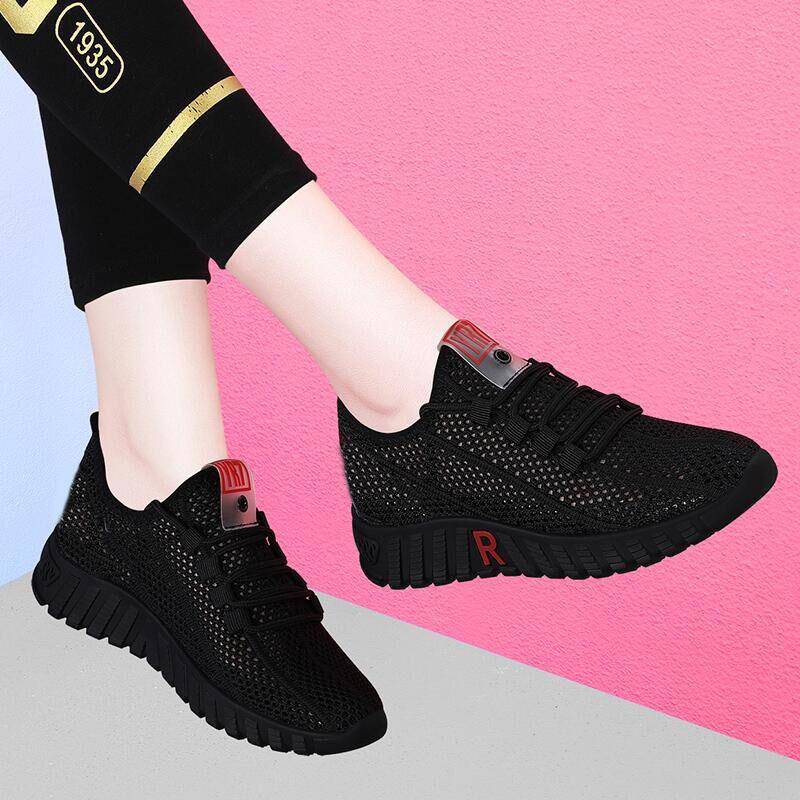20 farben Neue Tuch Schuhe frauen Wanderschuhe Weichen Boden Nicht-slip Mom Turnschuhe Atmungsaktive Net Schuhe Mode Lässig einzelne Schuhe 37 von Joom DACH