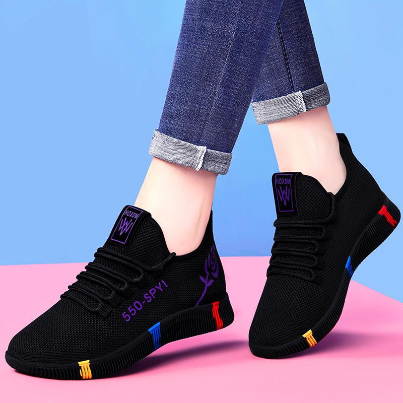 20 farben Neue Tuch Schuhe frauen Wanderschuhe Weichen Boden Nicht-slip Mom Turnschuhe Atmungsaktive Net Schuhe Mode Lässig einzelne Schuhe 39 von Joom DACH