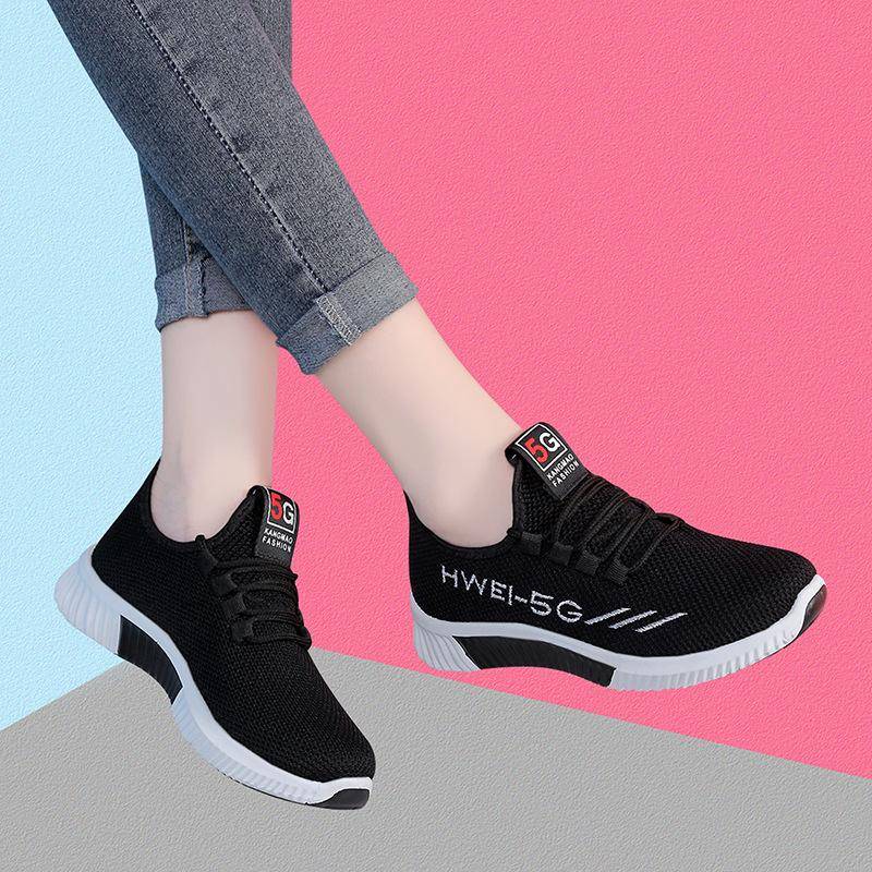 20 farben Neue Tuch Schuhe frauen Wanderschuhe Weichen Boden Nicht-slip Mom Turnschuhe Atmungsaktive Net Schuhe Mode Lässig einzelne Schuhe 40 von Joom DACH