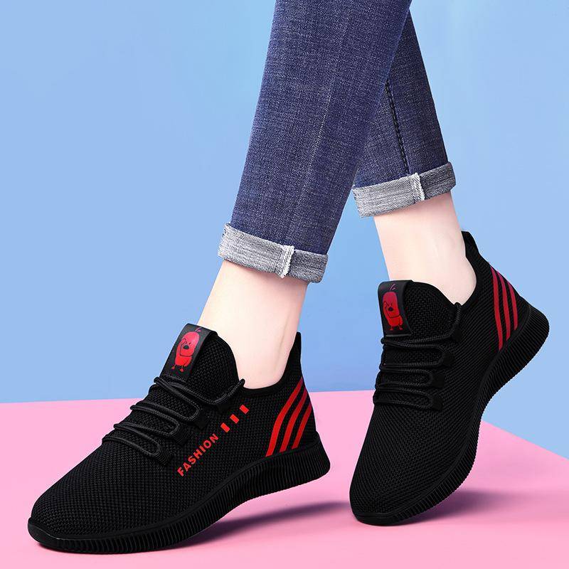 20 farben Neue Tuch Schuhe frauen Wanderschuhe Weichen Boden Nicht-slip Mom Turnschuhe Atmungsaktive Net Schuhe Mode Lässig einzelne Schuhe 40 von Joom DACH
