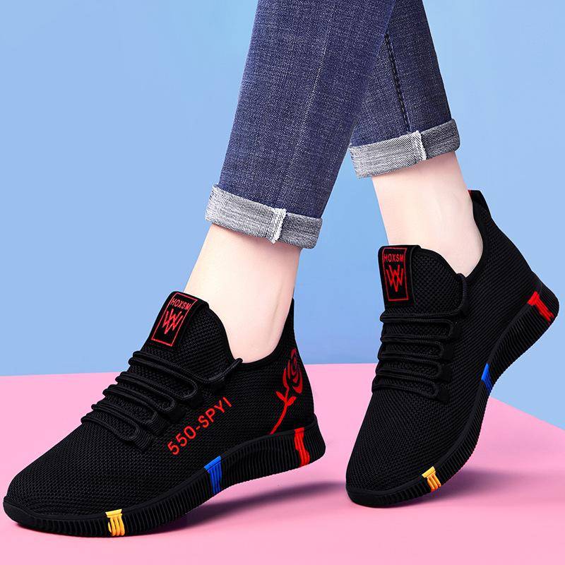 20 farben Neue Tuch Schuhe frauen Wanderschuhe Weichen Boden Nicht-slip Mom Turnschuhe Atmungsaktive Net Schuhe Mode Lässig einzelne Schuhe 40 von Joom DACH